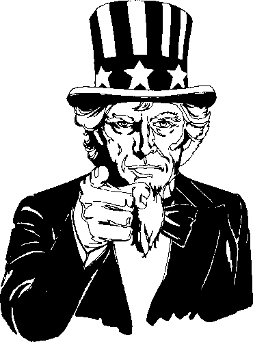 Http   Www Wpclipart Com Cartoon Black N White Uncle Sam Pointing Png