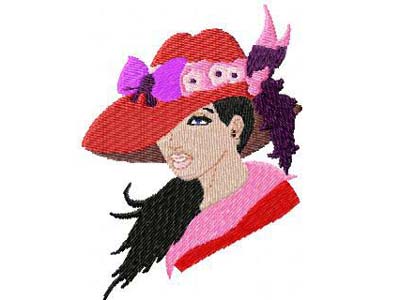 Machine Embroidery Designs   Red Hats 2 Set