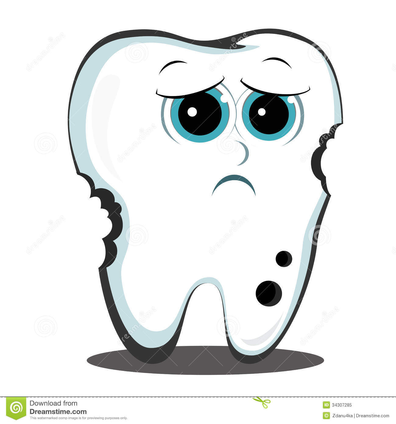 Bad Tooth Royalty Free Stock Photo   Image  34307285