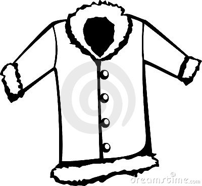 Winter Clothes Clipart Black And White   Clipart Panda   Free Clipart