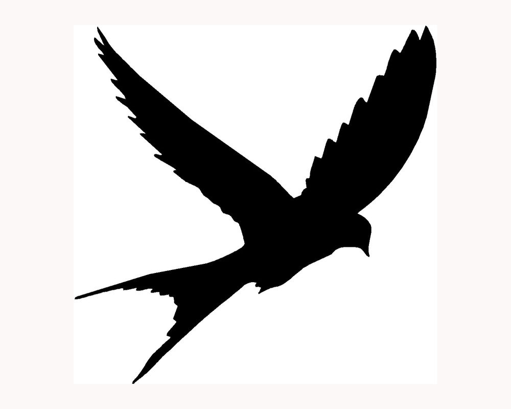 11 Birds Flying Silhouette Tattoo Free Cliparts That You Can Download
