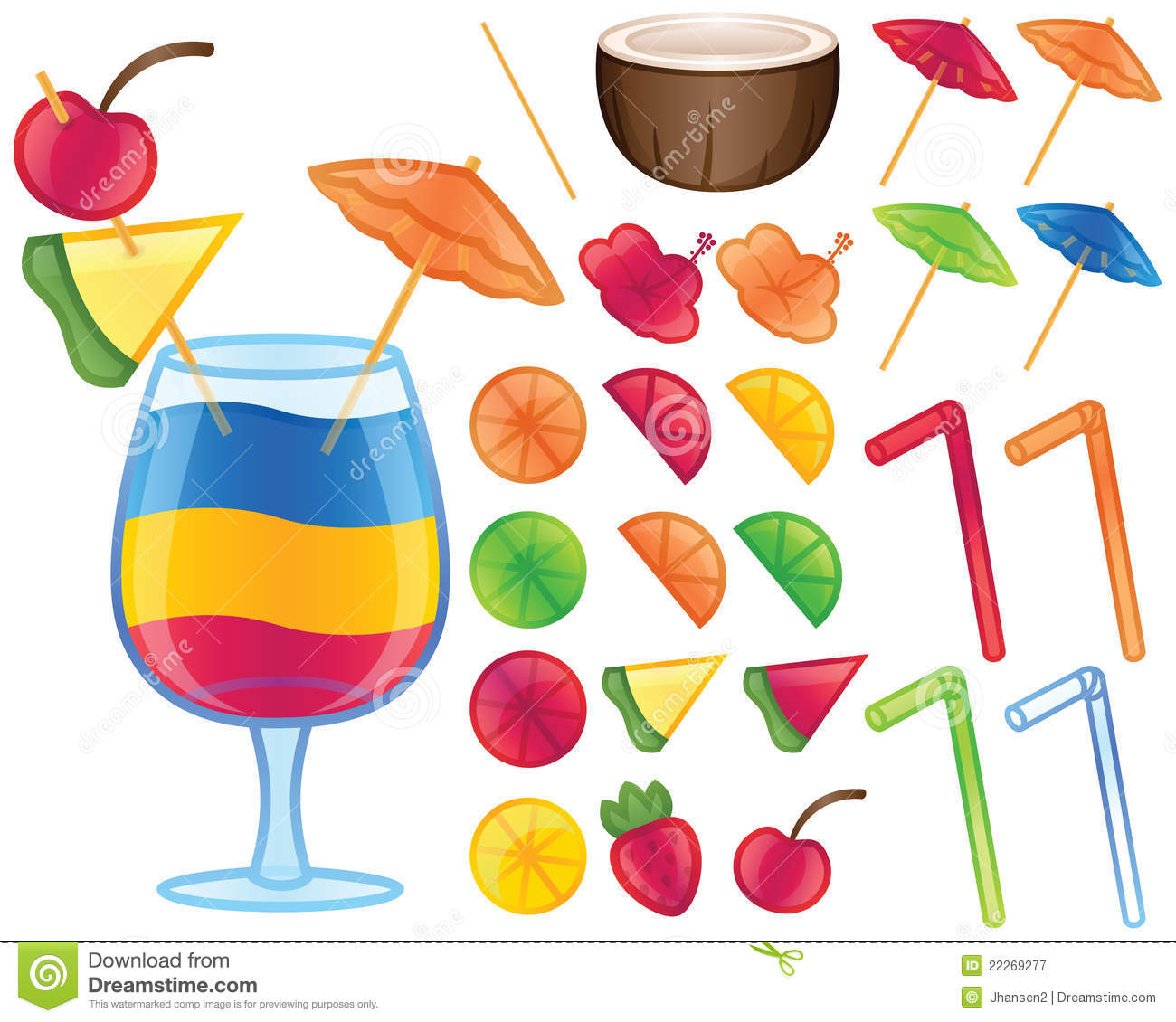 Displaying 17  Images For   Umbrella Drink Clip Art