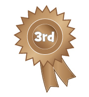 1st 2nd 3rd Place Clipart 3rd Place Rosette Clipart 01