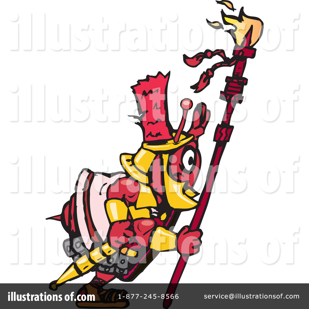 Royalty Free  Rf  Fire Ant Clipart Illustration By Dennis Holmes