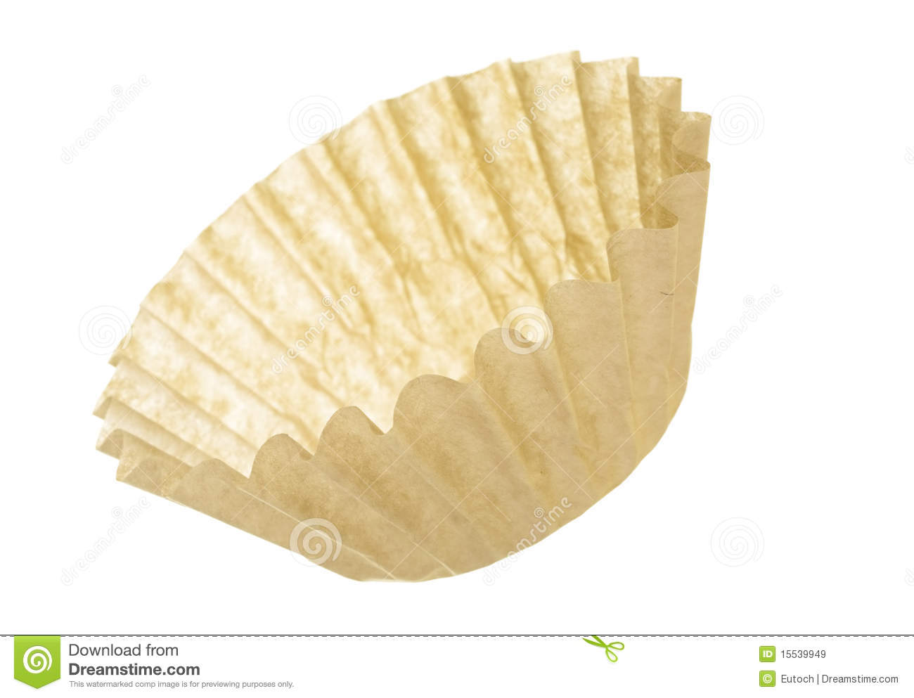 Unbleached Coffee Filter Royalty Free Stock Images   Image  15539949