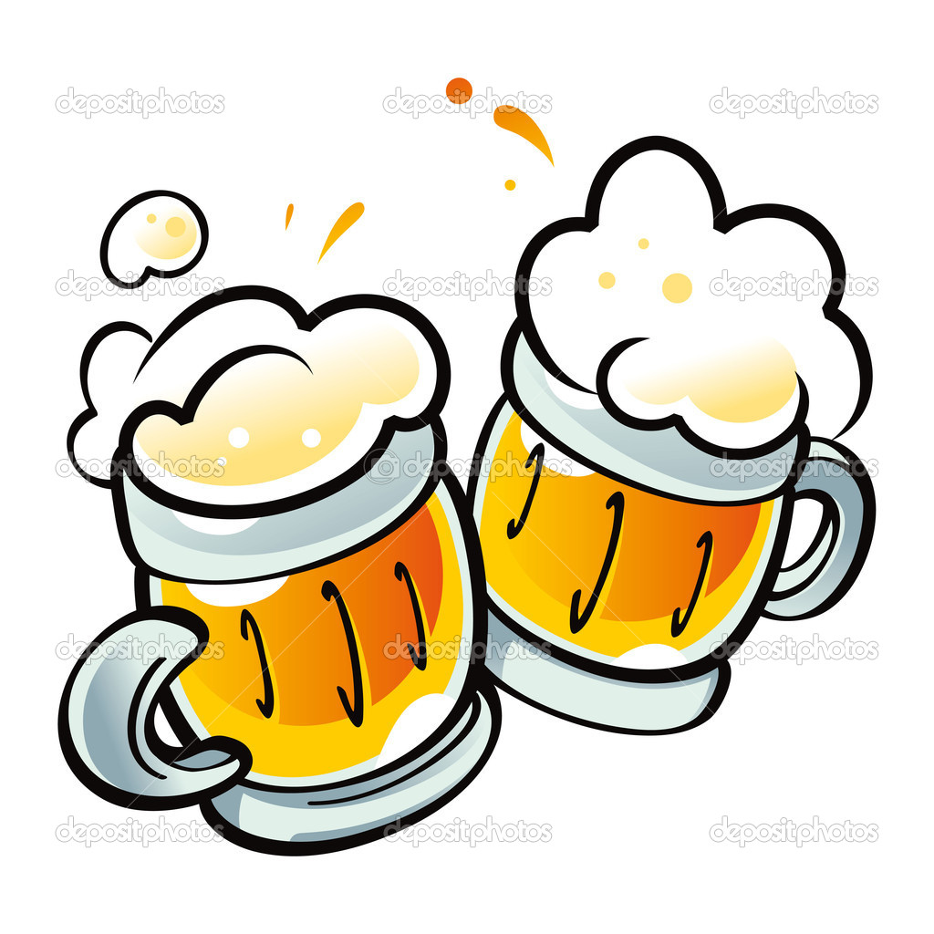 Beer Mugs Drink Alcohol Pub Party   Stock Vector  169 Ofchina