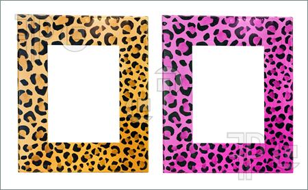 Cheetah Print Border Leopard Clipart
