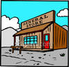 General Store Royalty Free Clipart Picture