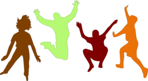 Kids Jumping  Fall  Clip Art At Clker Com   Vector Clip Art Online