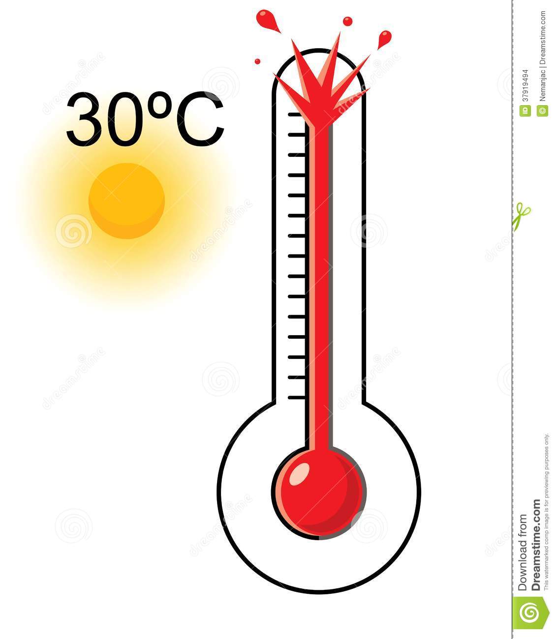 Weather Thermometer Hot   Clipart Panda   Free Clipart Images