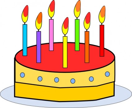 Birthday Cake Clip Art Free Vector In Open Office Drawing Svg    Svg