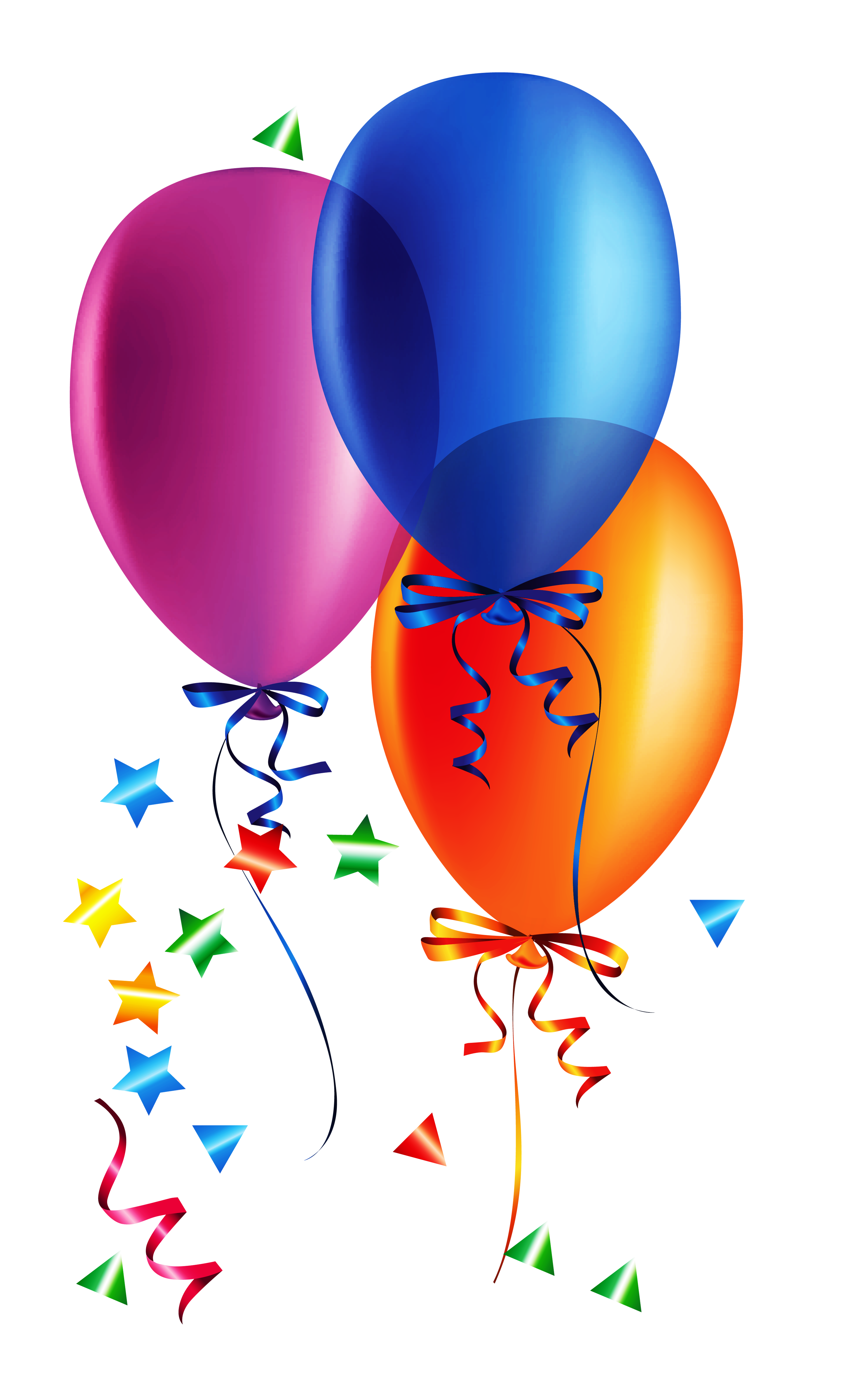 Clipart Pictures Balloons Png Transparent Balloons With Confetti