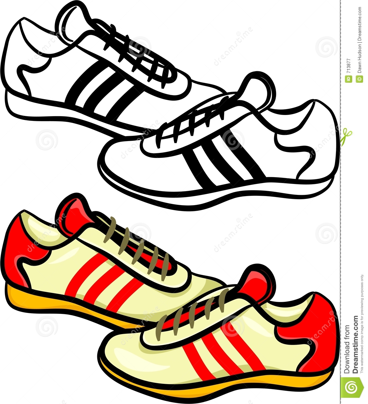 Pair Of Sneakers Clipart A Pair Of Generic Style Male