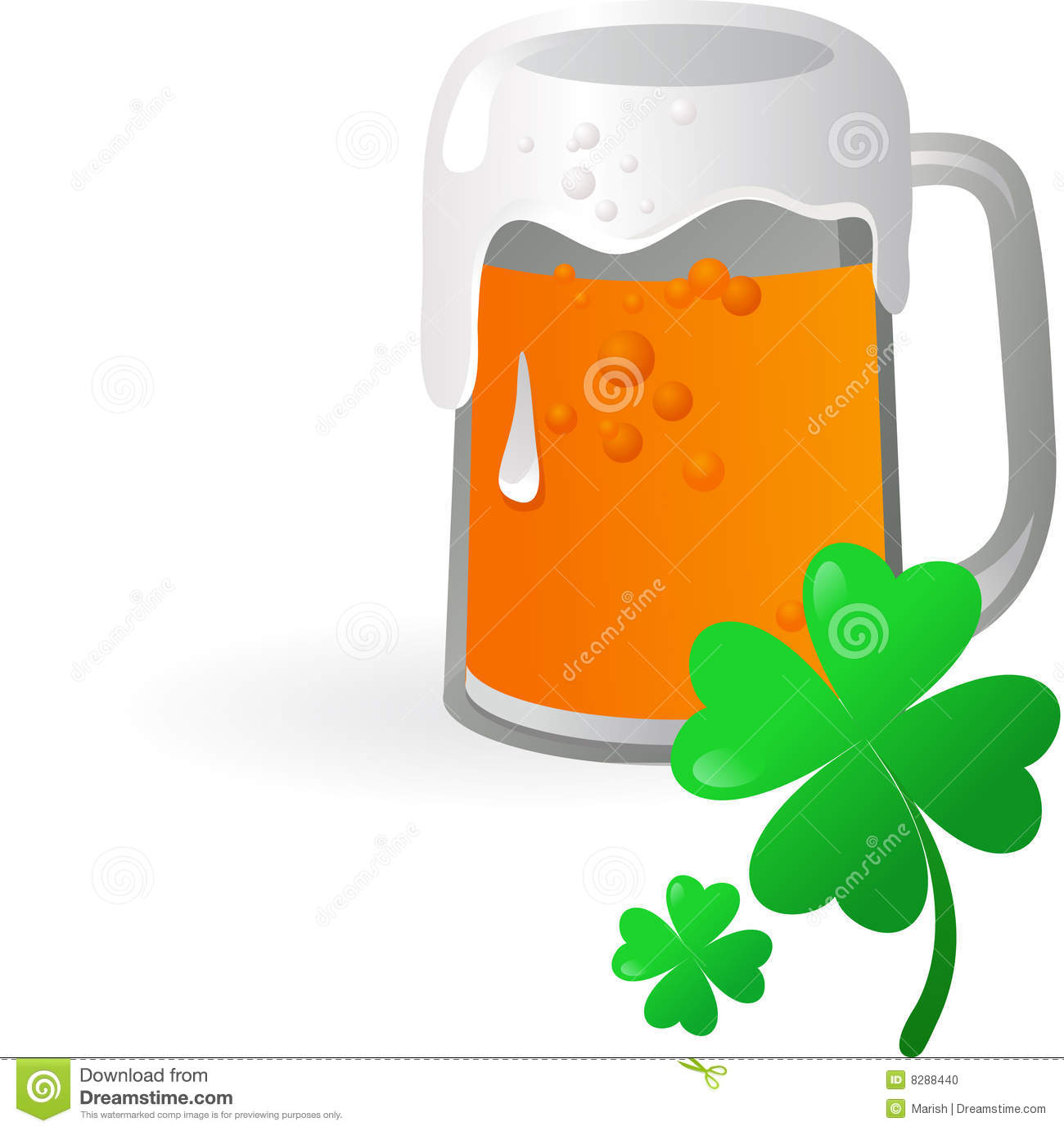 St Patrick S Day   Irish Beer Stock Photo   Image  8288440