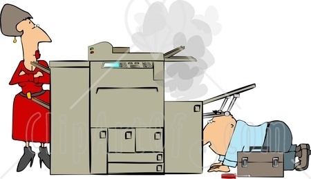 The Xerox Machine Printed