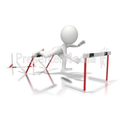 Trip Hurdles   Sports And Recreation   Great Clipart For Presentations