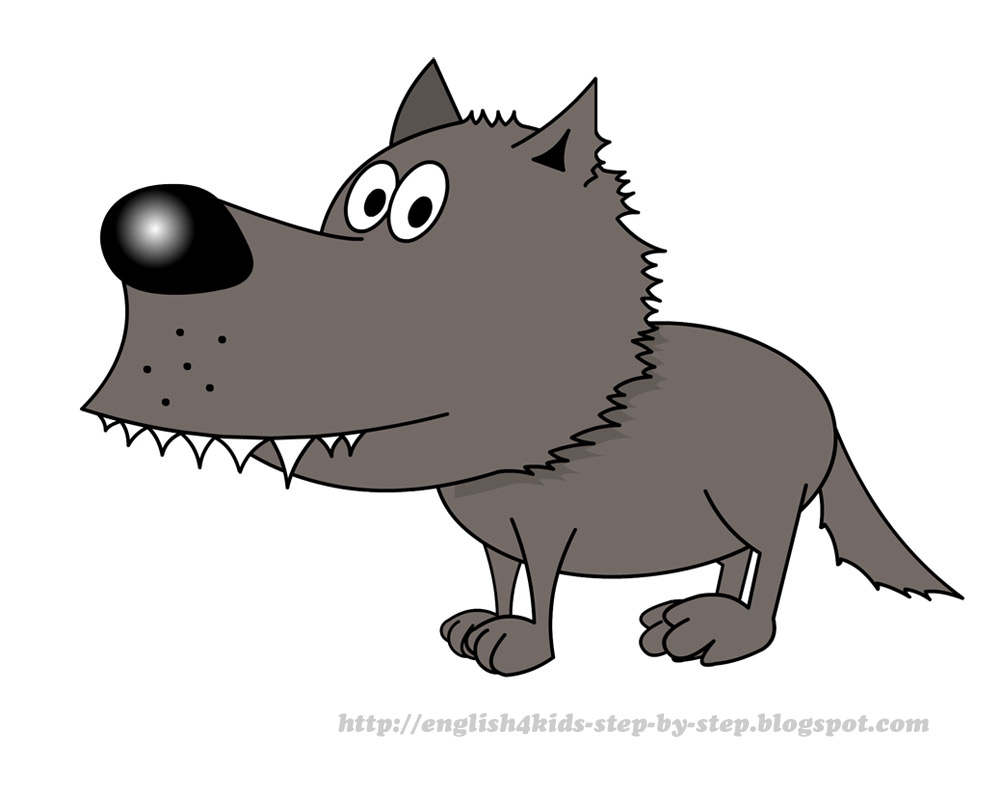 Cartoon Wolf Clipart Jpg