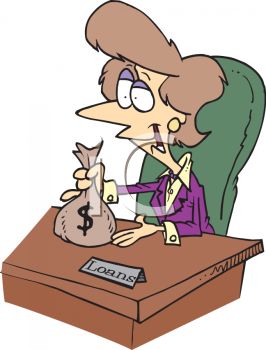 Loan Clipart 0511 0811 0415 3742 Female Loan Officer Cartoon  Clipart