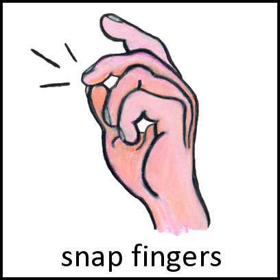 Snap Fingers Pecs Card