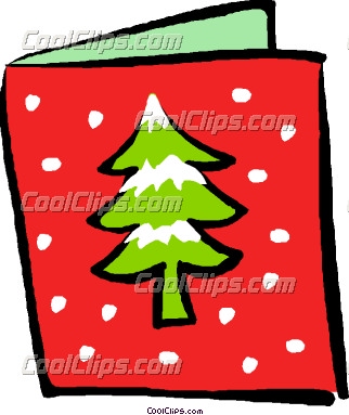 Christmas Card Vector Clip Art
