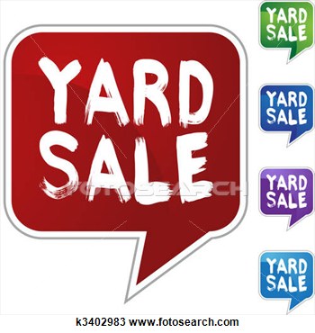 Drawing   201003201756 Yard Sale  Fotosearch   Search Clipart