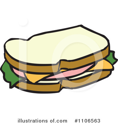 Free  Rf  Sandwich Clipart Illustration  1106563 By Cartoon Solutions