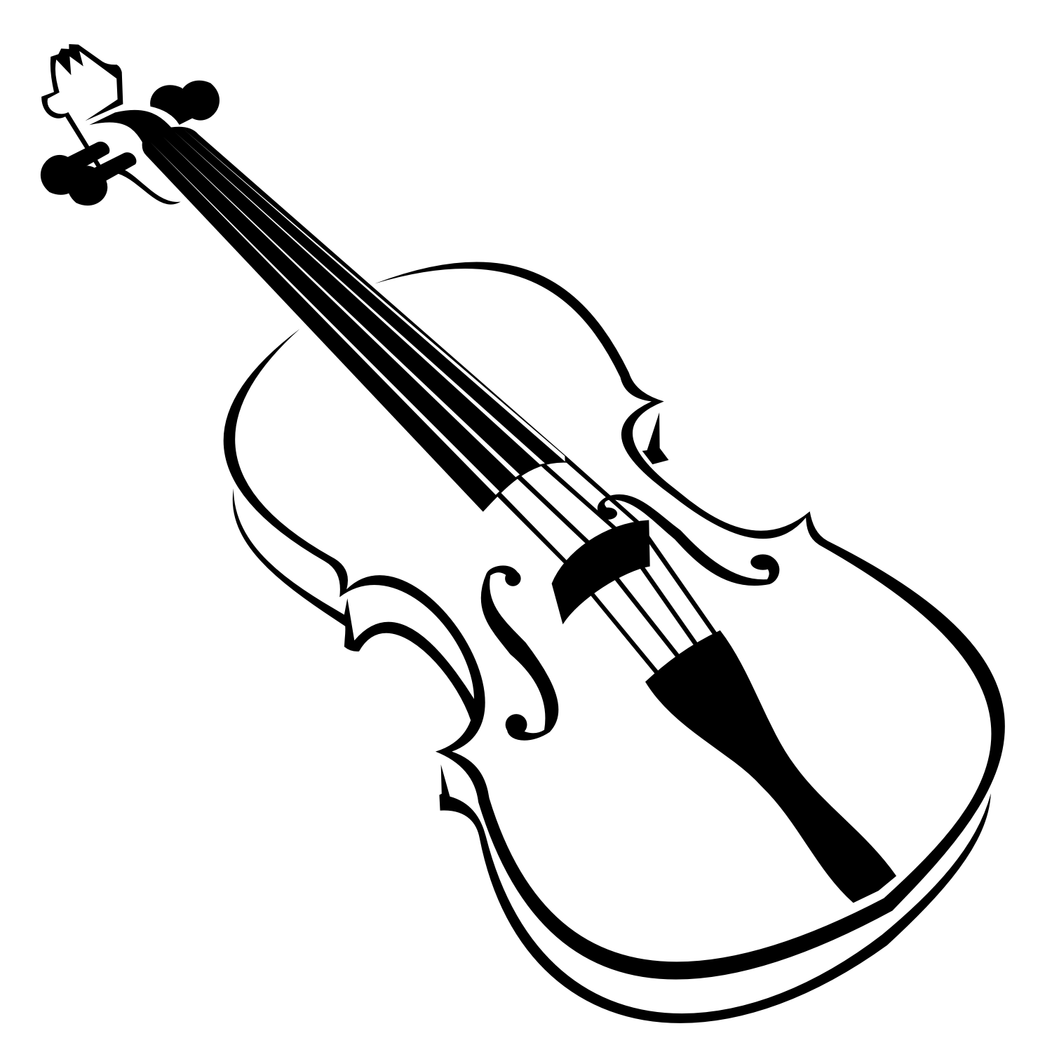 Vector For Free Use  Violin Vector