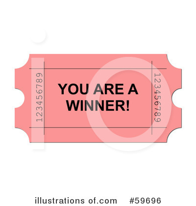 Royalty Free  Rf  Raffle Ticket Clipart Illustration By Oboy   Stock