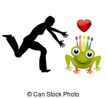 Catching The Prince Frog   Humorous Concept Sign Of A Woman   