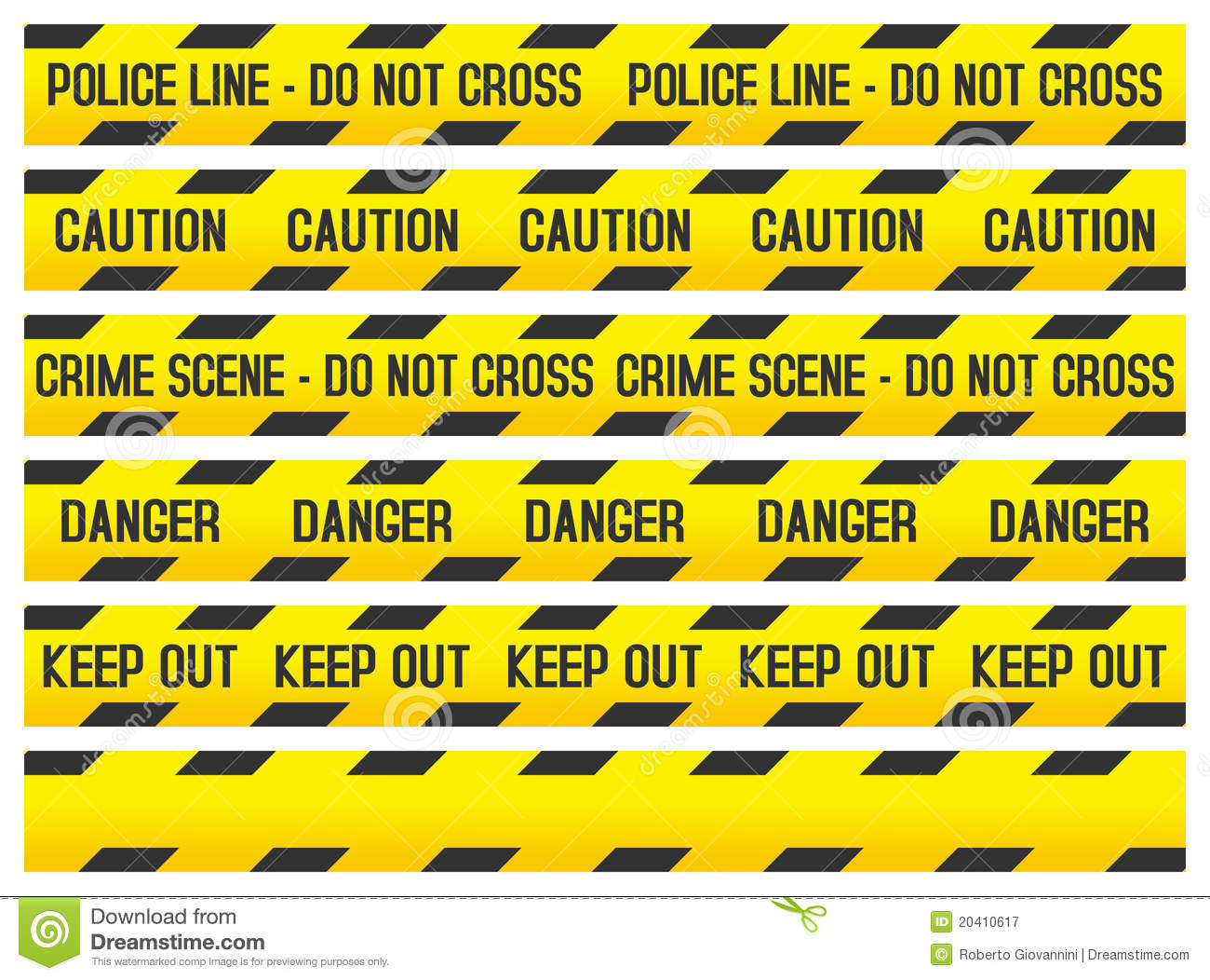 Crime Scene And Police Tapes Royalty Free Stock Photography   Image