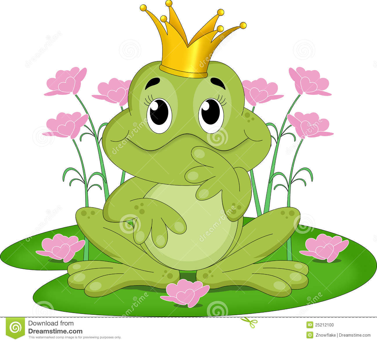 Fairy Tale Frog Clipart Fairytale Frog King