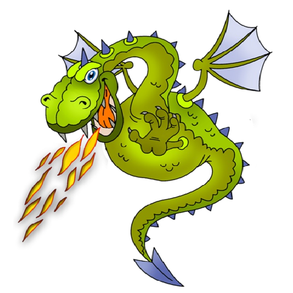 Fire Breathing Dragon Clip Art Car Pictures