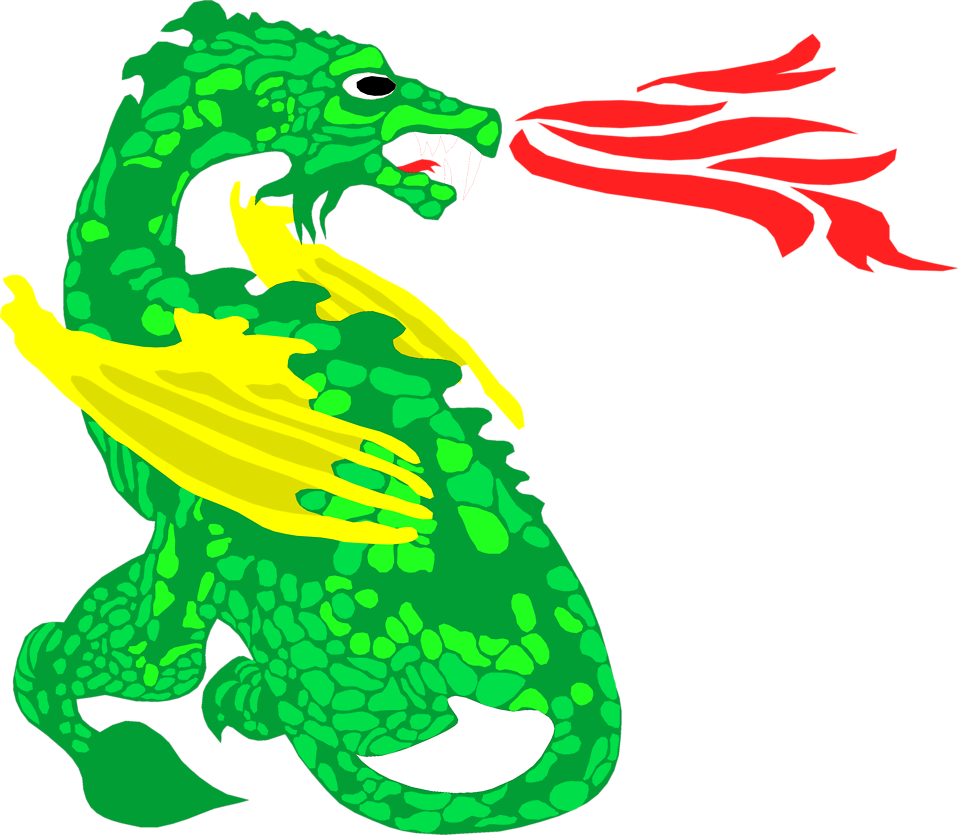 Fire Breathing Dragon Clipart Of A Dragon Breathing Fire
