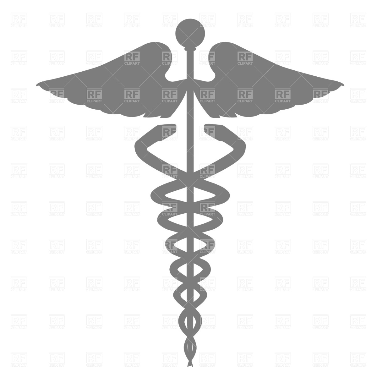 Health Care Clipart Caduceus As Medical Symbol Download Free Vector