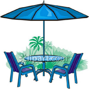Patio Furniture Royalty Free Clipart Picture