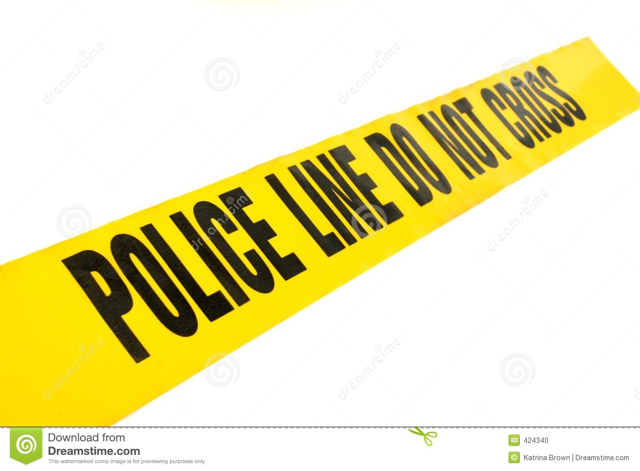 Stock Photo  Police Line Crime Tape