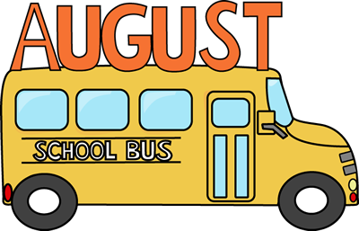 August School Bus Clip Art   August School Bus Image