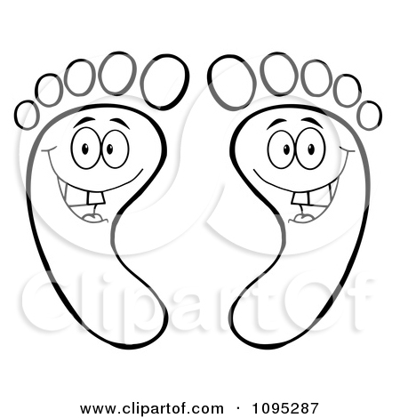 Royalty Free  Rf  Happy Feet Clipart   Illustrations  1
