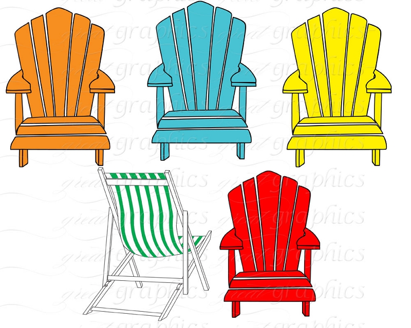 Beach Chair Clipart
