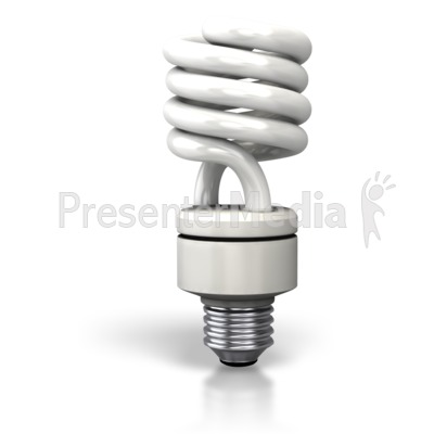 Cfl Light Bulb   Science And Technology   Great Clipart For