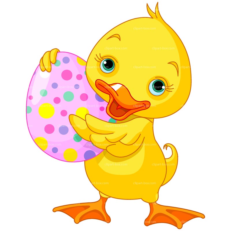 Clipart Easter Duck   Royalty Free Vector Design