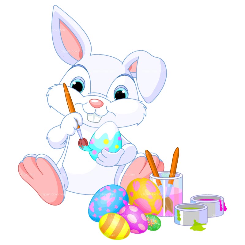 Free Cute Funny Easter Bunny Clipart Images Cute Cartoon Easter