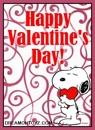 Happy Valentine S Day    Snoopy Hugging A Heart