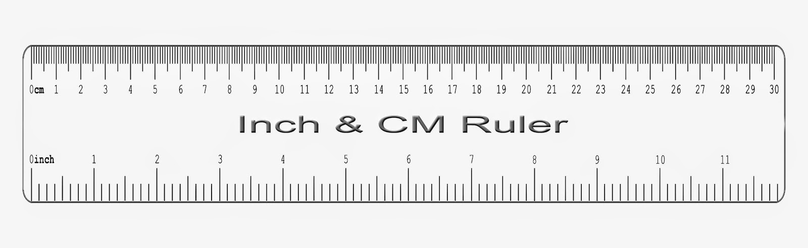 Inch Ruler With Cm Clipart Ruler Clipart