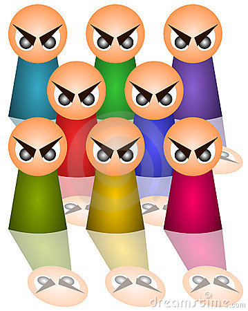 Mob Clipart Angry Mob 23973385 Jpg