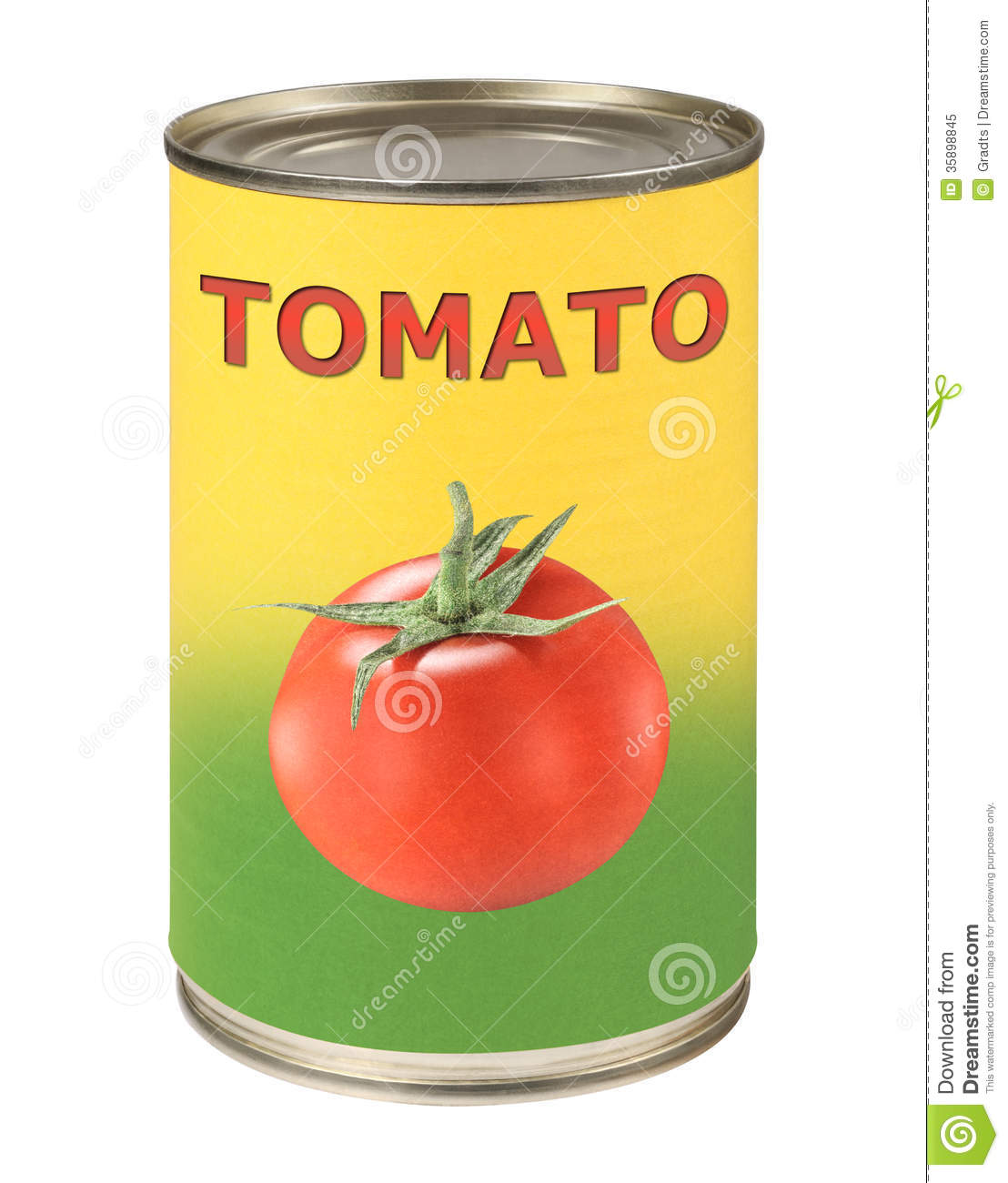 Non Perishable Food Clipart Tomato Food Tin Can Conserve 