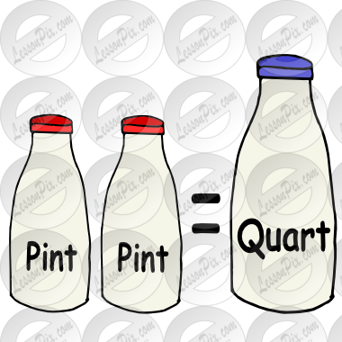 Quart Picture For Classroom   Therapy Use   Great 1 Quart Clipart