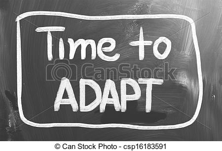 Of Time To Adapt Concept Csp16183591   Search Vector Clipart