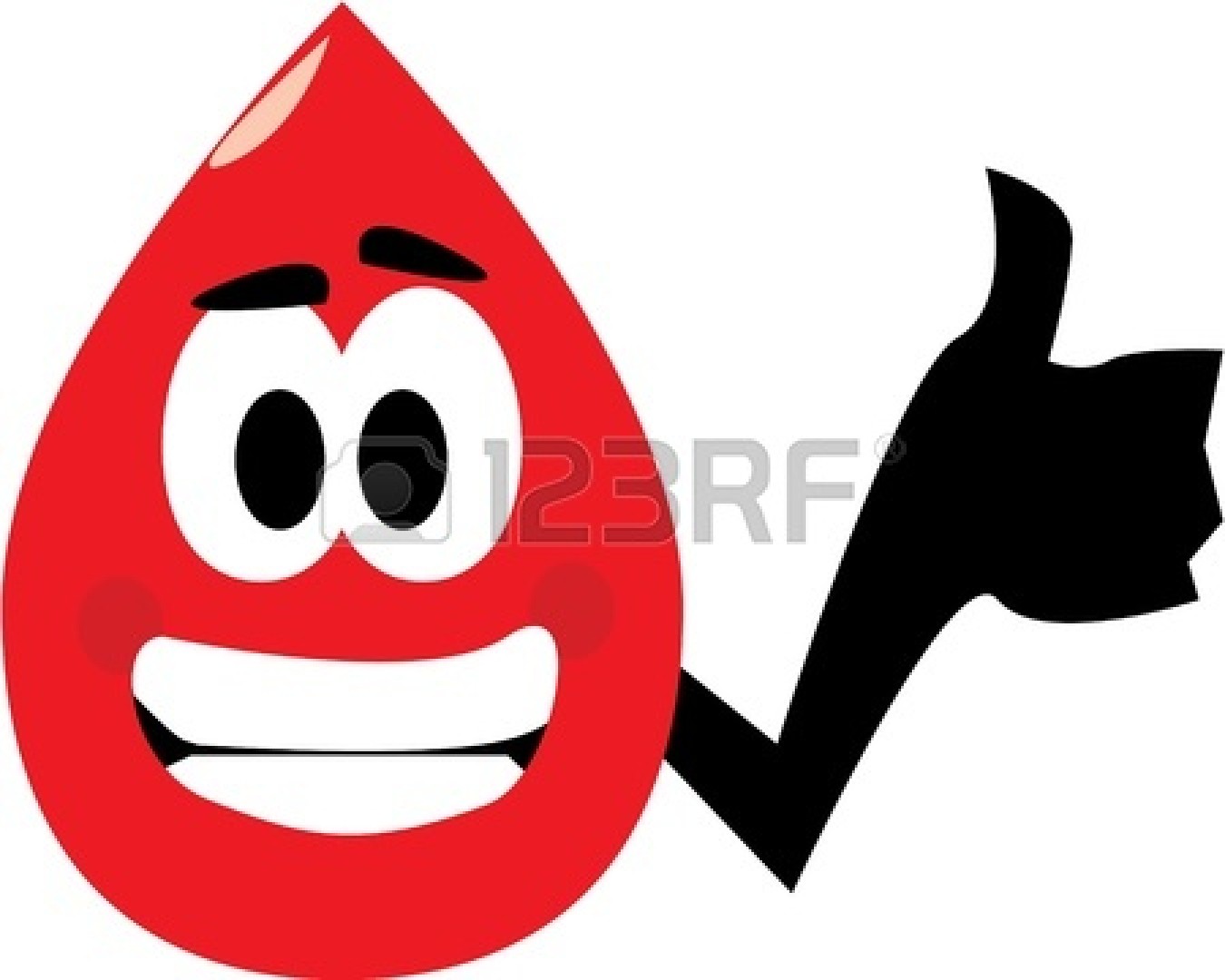 Relief Clipart 78743  Up For Donating Blood No Gradients Used Isola