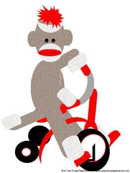 Sock Monkey Clipart   School   Pinterest